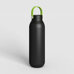 Edelstahl Trinkflasche - SENSIA Vulkan-Schwarz