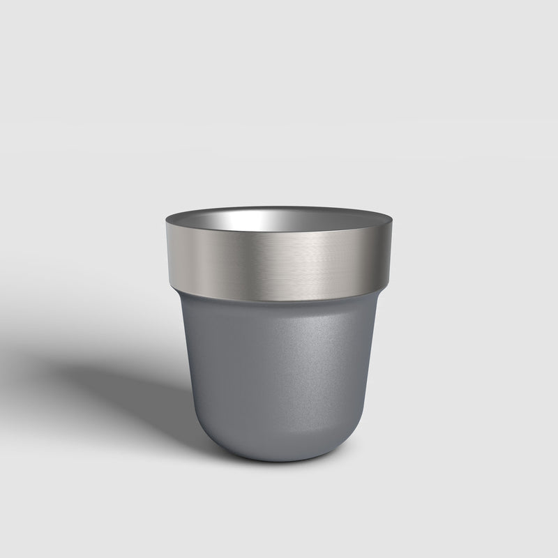 Edelstahl Trinkbecher - TAZZA 300 Daytona-Grau