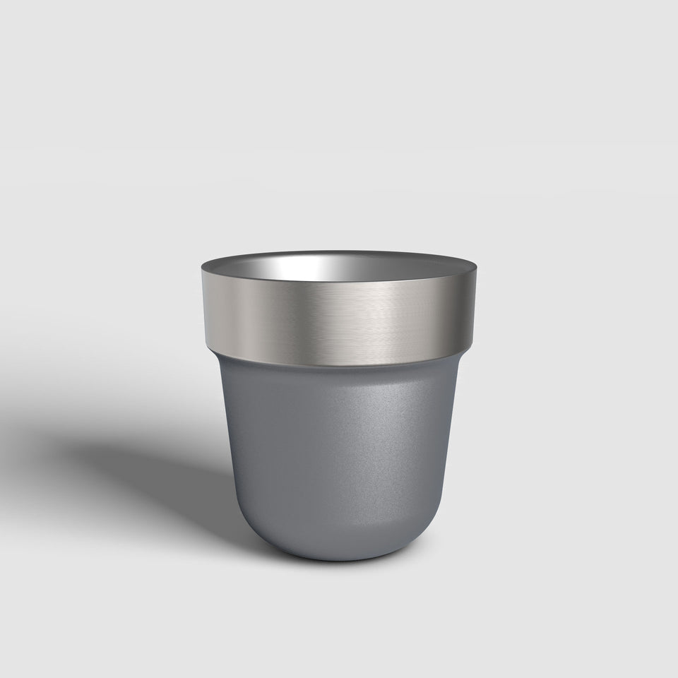 TAZZA 300ml Edelstahl-Trinkbecher Daytona-Grau