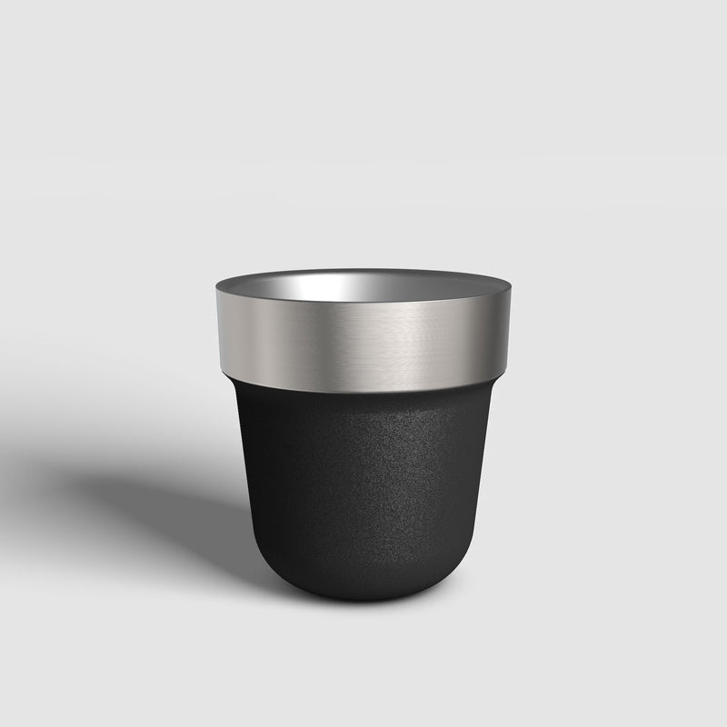 Edelstahl Trinkbecher - TAZZA 300 Vulkan-Schwarz