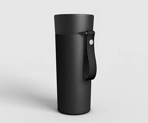 Edelstahl-Thermobecher-Schwarz_KONA Edelstahl Thermobecher KONA in Schwarz