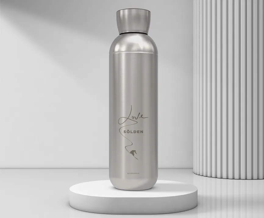 Werbemittel hochwertige Trinkflasche aus Edelstahl Zoda