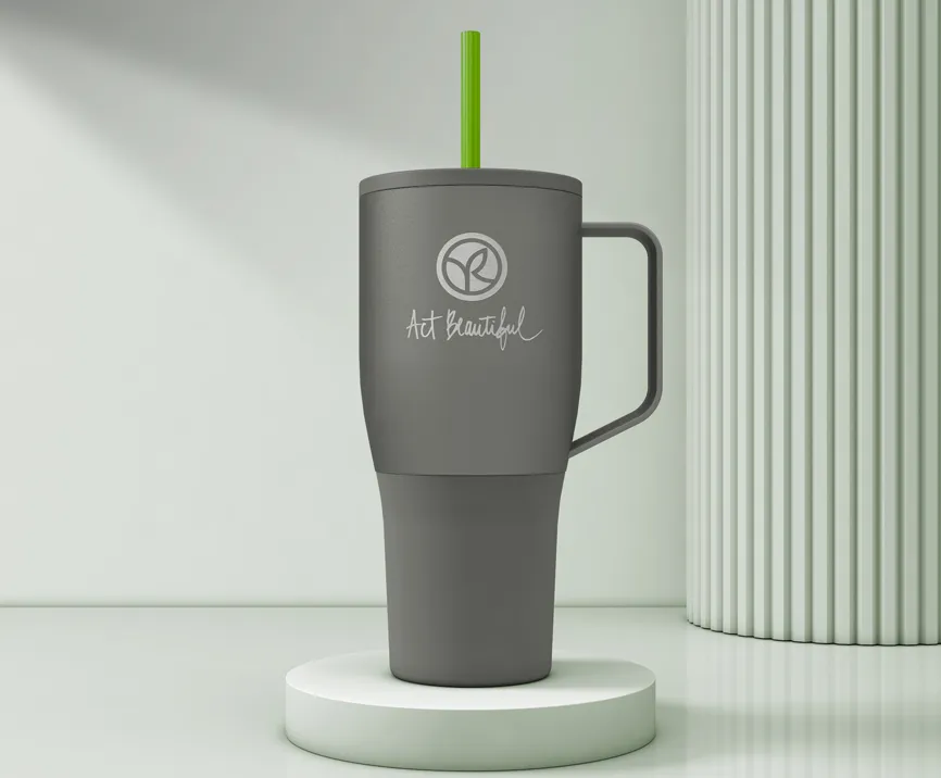 Hochwertiger Edelstahl Thermobecher ZELA als Werbemittel