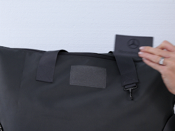 So einfach kann das Logo an der SC7 BAG getauscht werden